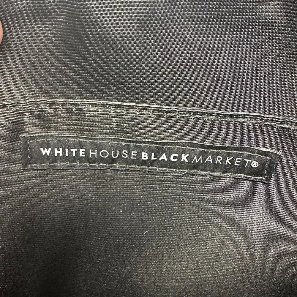 WHITE HOUSE BLACK MARKET FLORAL STUDDED POUCH BAG CLUTCH WITH STRAP‎ - Picture 6 of 8